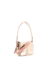 Pre-Owned Off White Mini Binder Clip Flap Bag Mirror Faux Leather