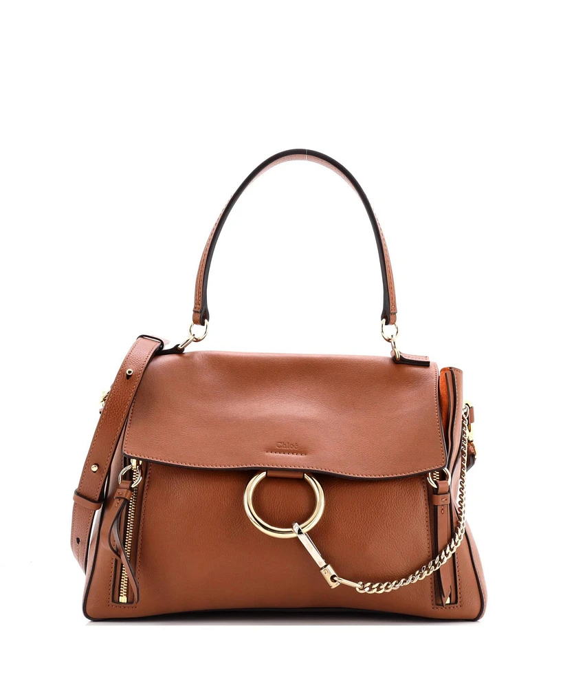 Pre-Owned Chloe Medium Faye Day Bag Leather