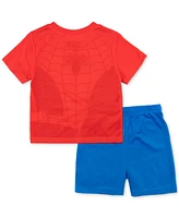 Spider-Man Toddler Boys Short-Sleeve Top & Shorts Pajamas, 2 Piece Set
