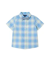 Andy & Evan Baby Boys 4 Peice Plaid Short Set