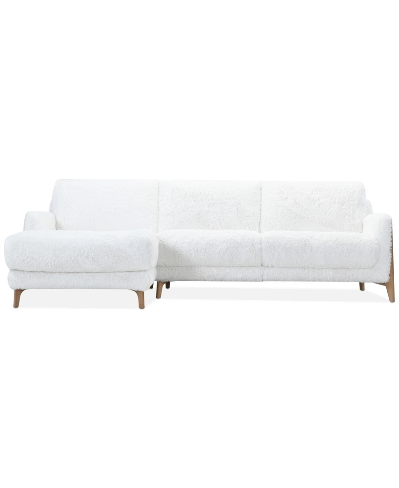 Briannie -Pc. Fabric Chaise Sectional