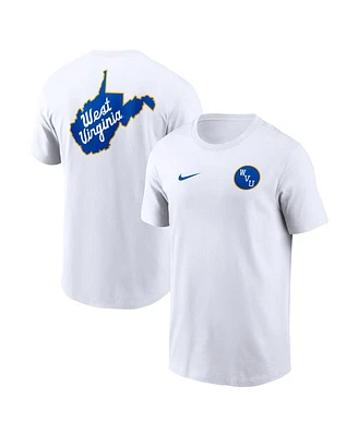 Nike Men's Jerry West White Virginia Mountaineers Warm Up T-Shirt