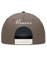 Nike Men's Brown Atlanta Braves Rise Performance Adjustable Hat