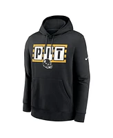 Nike Men's Black Pittsburgh Steelers Hometown Fleece Pullover Hoodie