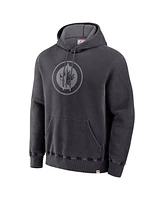 Fanatics Men's Black Winnipeg Jets Made Canada Pullover Hoodie