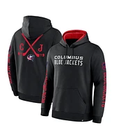 Fanatics Men's Black Columbus Blue Jackets Big City Legacy Fleece Pullover Hoodie