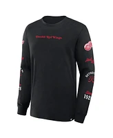 Fanatics Men's Black Detroit Red Wings Boxed Legacy Long Sleeve T-Shirt
