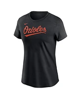 Nike Women's Corbin Burnes Black Baltimore Orioles Fuse Name Number T-Shirt