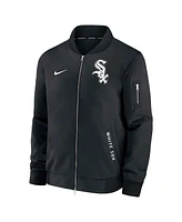 Nike Men's Black Chicago White Sox Authentic Collection Dugout Full-Zip Bomber Jacket