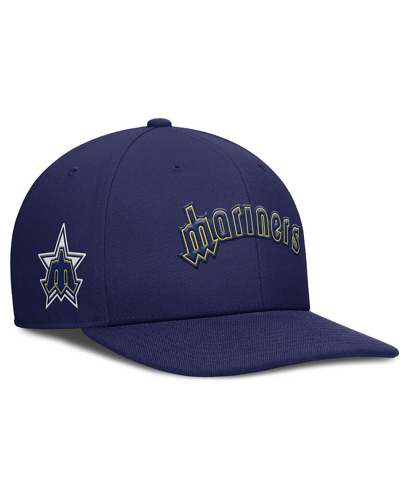 Nike Men's Navy Seattle Mariners Pro Performance Snapback Hat