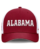 Nike Men's Crimson Alabama Crimson Tide 2025 Dugout Coaches Rise Performance Trucker Adjustable Hat