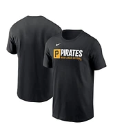 Nike Men's Black Pittsburgh Pirates Team Block T-Shirt