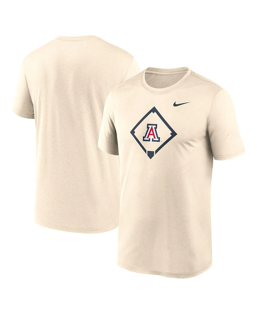 Nike Men's Cream Arizona Wildcats Legend Baseball Icon Performance T-Shirt