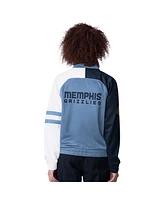 Starter Women's Light Blue Memphis Grizzlies Line Up Dolman Raglan Full-Zip Track Jacket
