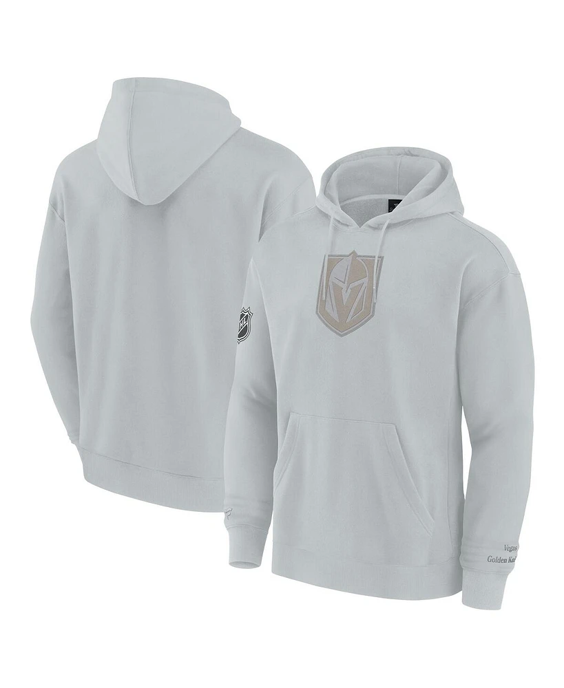 Fanatics Men's Gray Vegas Golden Knights Elements Pace Pullover Hoodie