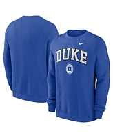 Nike Men's Royal Duke Blue Devils Arched Seal Pullover Sweatshirt
