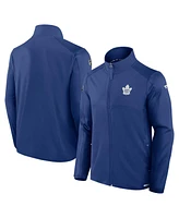 Fanatics Men's Blue Toronto Maple Leaf's Authentic Pro Rink Fleece Full-Zip Jacket