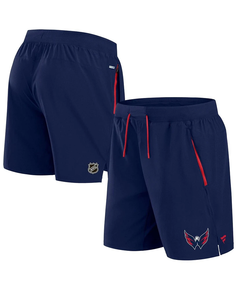 Fanatics Men's Navy Washington Capitals Authentic Pro Rink Performance Shorts