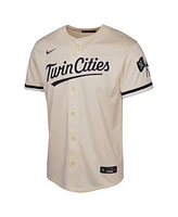 Nike Big Boys and Girls Cream Minnesota Twins Alternate Limited Jersey