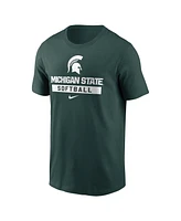 Nike Men's Green Michigan State Spartans Softball T-Shirt