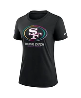 Nike Women's Black San Francisco 49ers 2024 Nfl Crucial Catch Tri-Blend T-Shirt