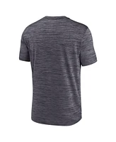 Nike Men's Charcoal Miami Marlins Authentic Collection Velocity Performance Practice T-Shirt