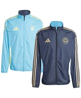 Adidas Men's Navy/Light Blue Philadelphia Union 2025 Anthem Reversible Full-Zip Jacket
