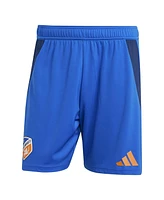 Adidas Men's Blue Fc Cincinnati Home 2025 Orange and Legacy Kit Authentic Shorts