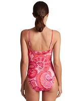 Lauren Ralph Women's Printed One-Piece Swimsuit