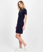 Nautica Jeans Women's Zip Polo Dress