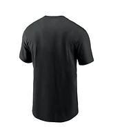 Nike Men's Black Denver Broncos Logo Color Pop T-Shirt