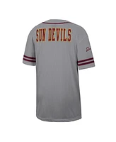 Colosseum Men's Gray Arizona State Sun Devils Free Spirited Baseball Jersey