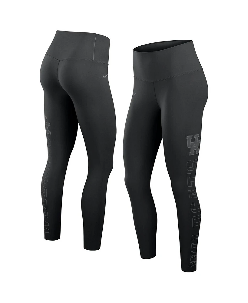 Nike Women's Black Kentucky Wildcats Zenvy Performance Leggings