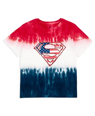 Justice League Toddler Boys Dc Comics July 4th Matching Family T-Shirt to Adult