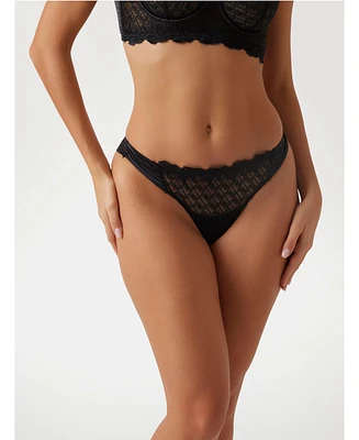 Guess Women's Ebby Brazilian Thong