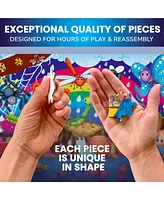 Quokka 4x60 Piece Puzzles for Kids Ages 4-6 – Glow-in-The-Dark Puzzles