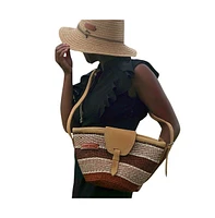 Life Lines Handmade Sisal Straw Crossbody Bag
