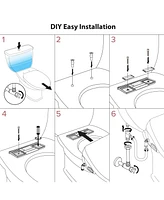 SmartBidet Sb-1200ER Advanced Electric Bidet Seat for Elongated Toilets with Remote Control