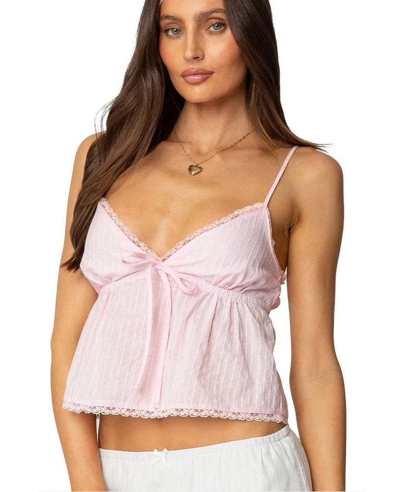 Edikted Women's Tillie Babydoll Tank Top