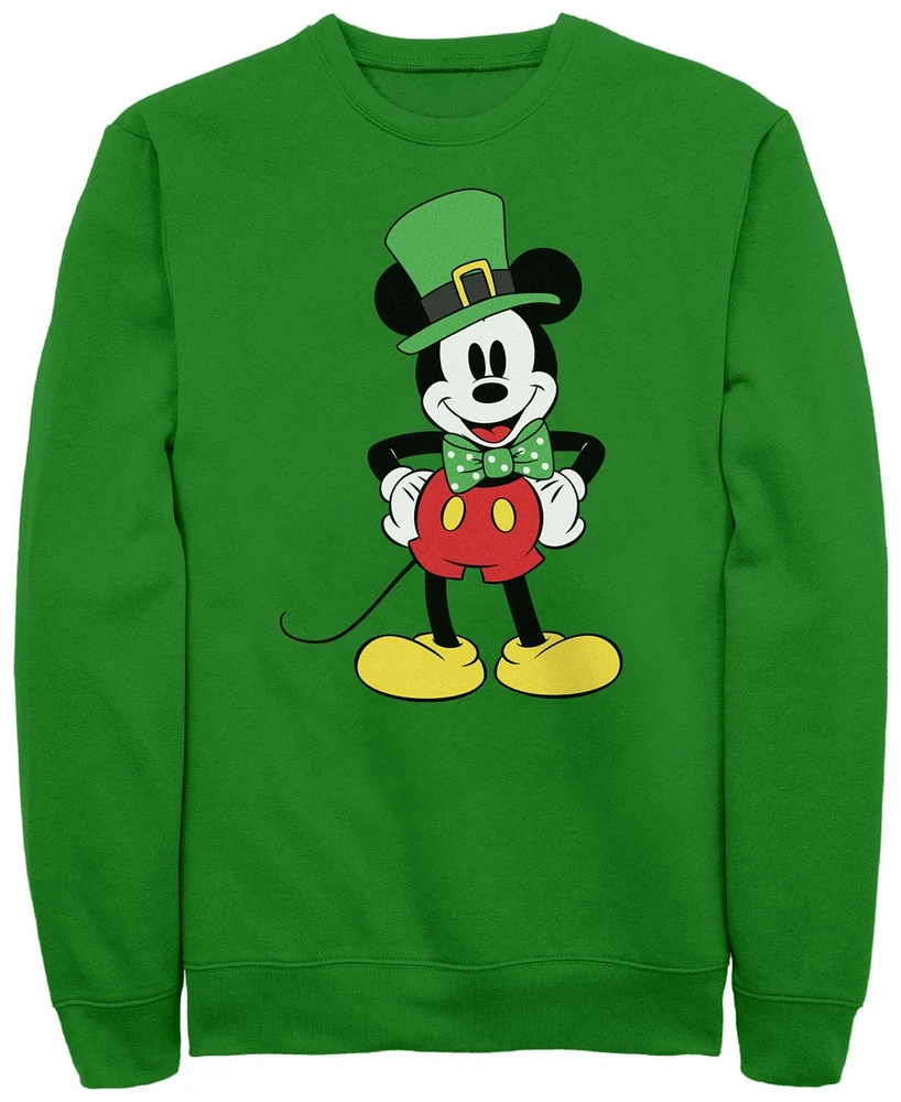 Mickey Classic Men's Dublin Crew Fleece Pullover Sweatshirt