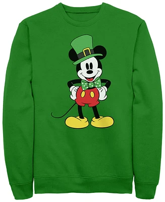 Mickey Classic Men's Dublin Crew Fleece Pullover Sweatshirt
