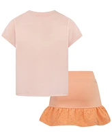 Nike Little Girls 2-Piece Sunny Swoosh Scooter Set