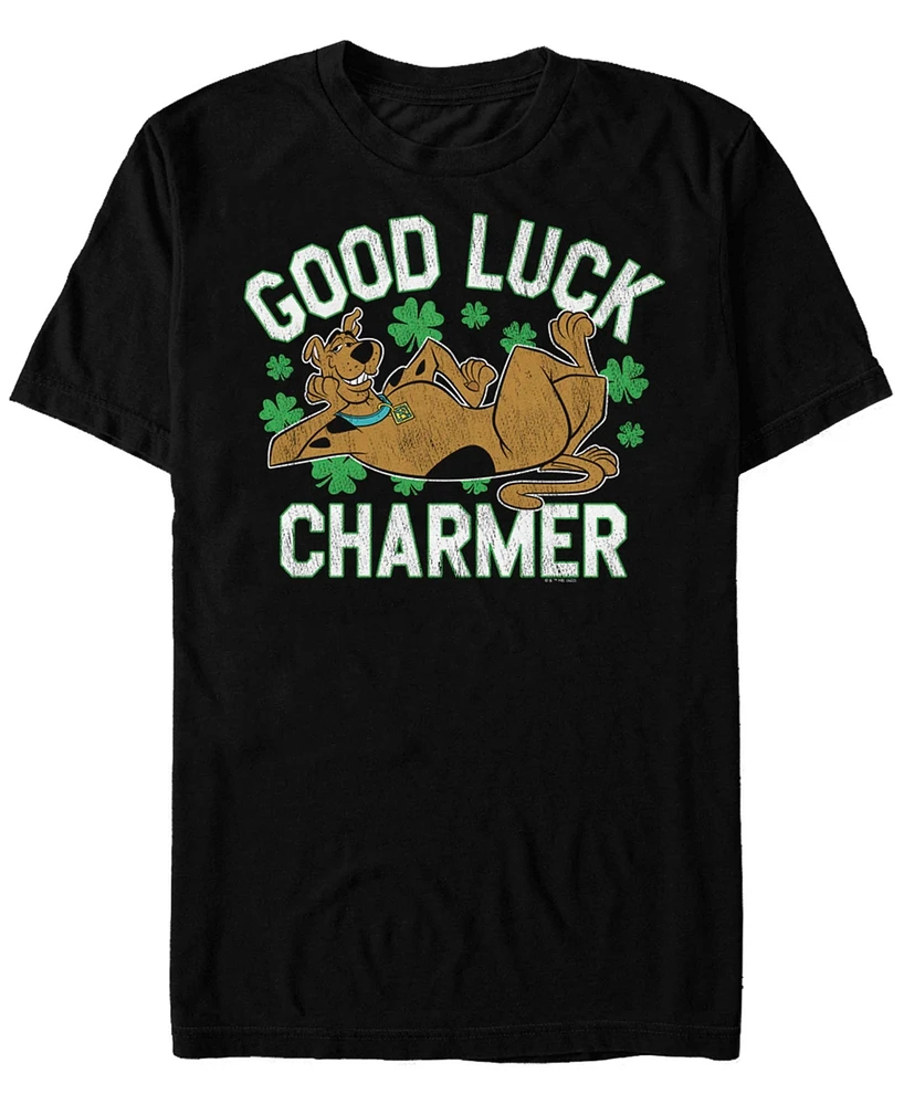 Scooby Doo Men's Good Luck Charmer Short Sleeve T-Shirt