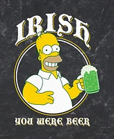 The Simpsons Men's Irish You Were Beer Short Sleeve T-Shirt