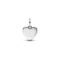 Pandora Sterling Silver Engravable Love Heart Dangle Charms