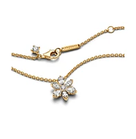 Pandora Gold-Plated Sparkling Herbarium Cluster Pendant Necklace