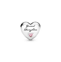 Pandora Sterling Silver Grand Daughter Heart Charms