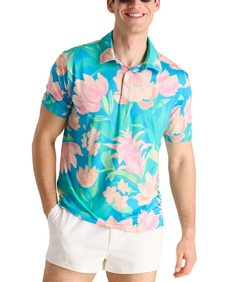 Chubbies Men's The Stop & Smell Roses Performance Polo Shirt