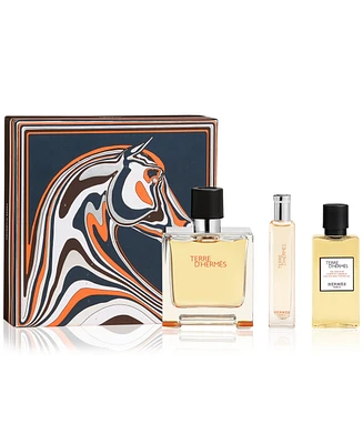 HERMES Men's 3-Pc. Terre d'Hermes Pure Perfume Gift Set