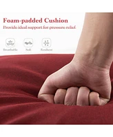 Outdoor Chaise Lounge Cushion Patio Furniture Folding Pad with Fixing Straps